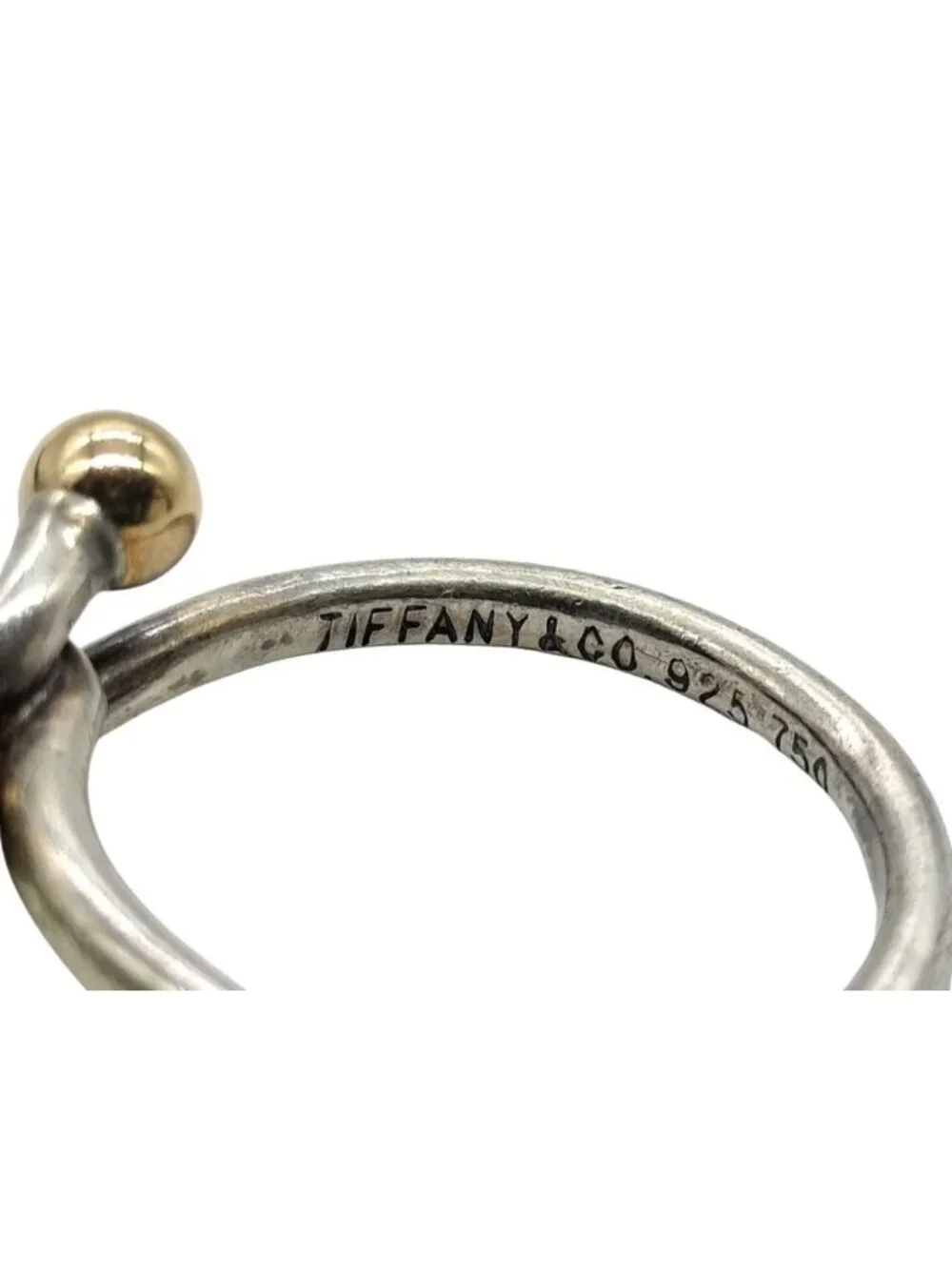 Tiffany & Co Ring Double Eye Silver Gold